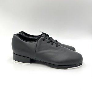 Bloch Adult S0321L Sync Black Leather Lace Up Jazz Tap Dance Shoes Size 6 New‎